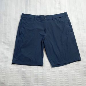 Travis Mathew Men’s Striped Blue Golf Shorts 36